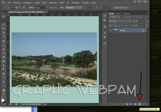 tutorial Photoshop per creare paesaggio innevato